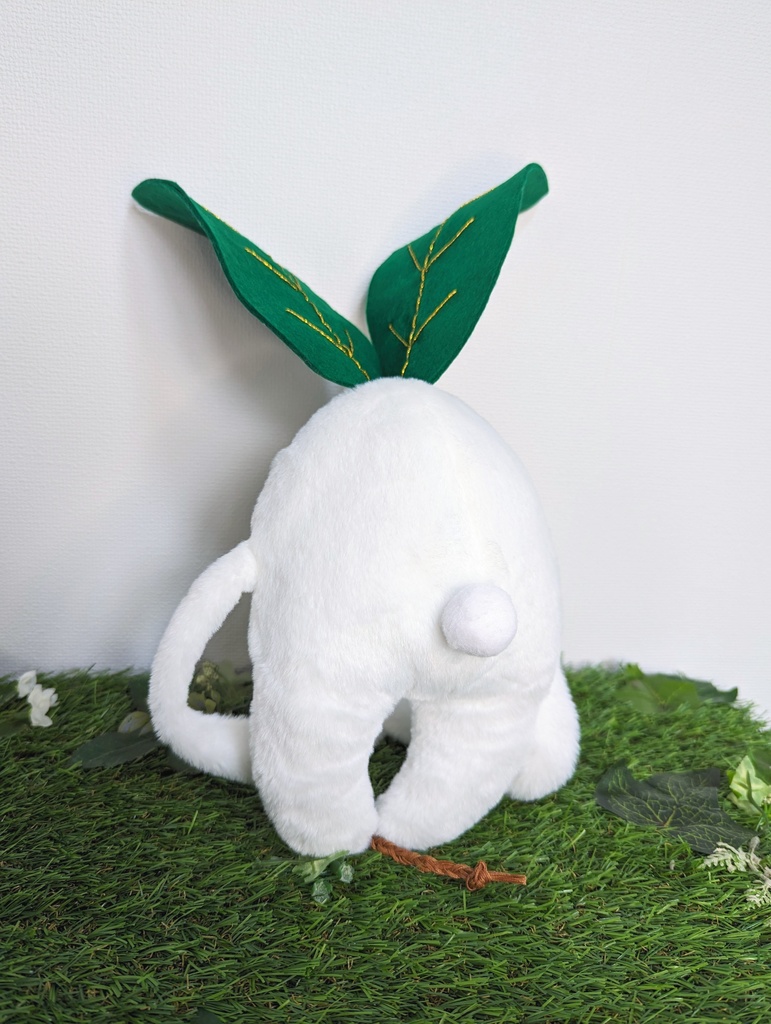 〜ひっつきマンドラゴラジャイアント〜 ゆきもち / ぬいぐるみ(大)【受注制作】