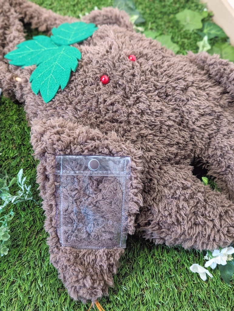 ひっつきマンドラゴラポシェット/あんころもち【受注制作】