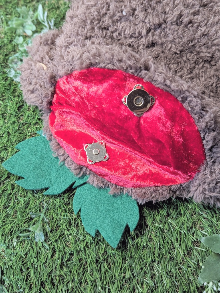 ひっつきマンドラゴラポシェット/あんころもち【受注制作】