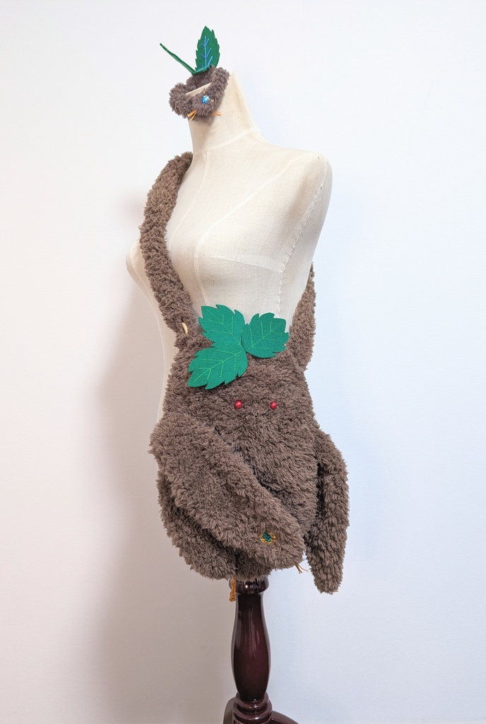 ひっつきマンドラゴラポシェット/あんころもち【受注制作】