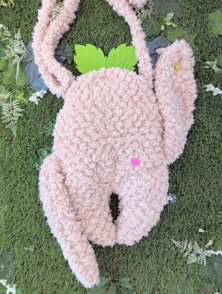 ひっつきマンドラゴラポシェット/さくらもち【受注制作】