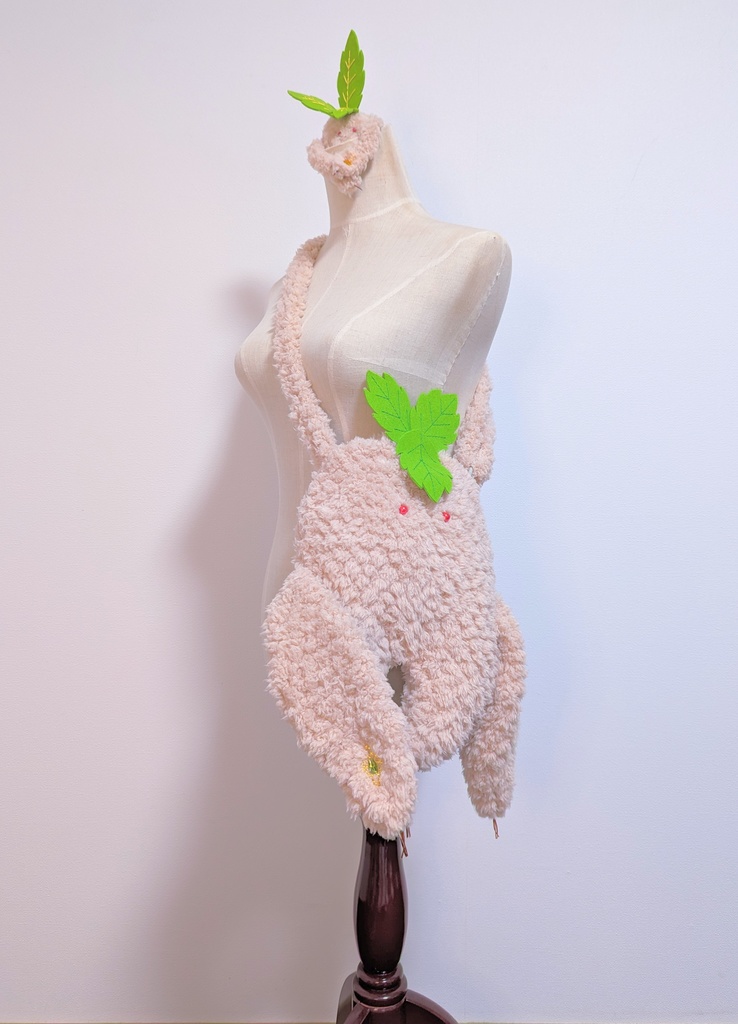 ひっつきマンドラゴラポシェット/さくらもち【受注制作】