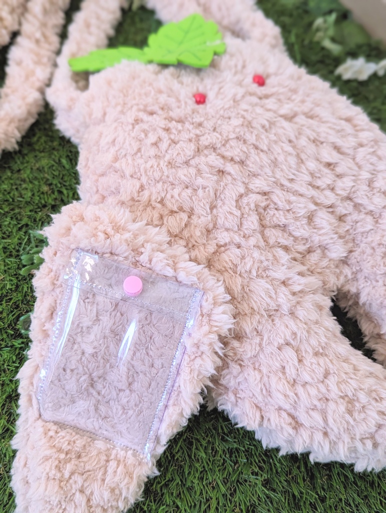 ひっつきマンドラゴラポシェット/さくらもち【受注制作】