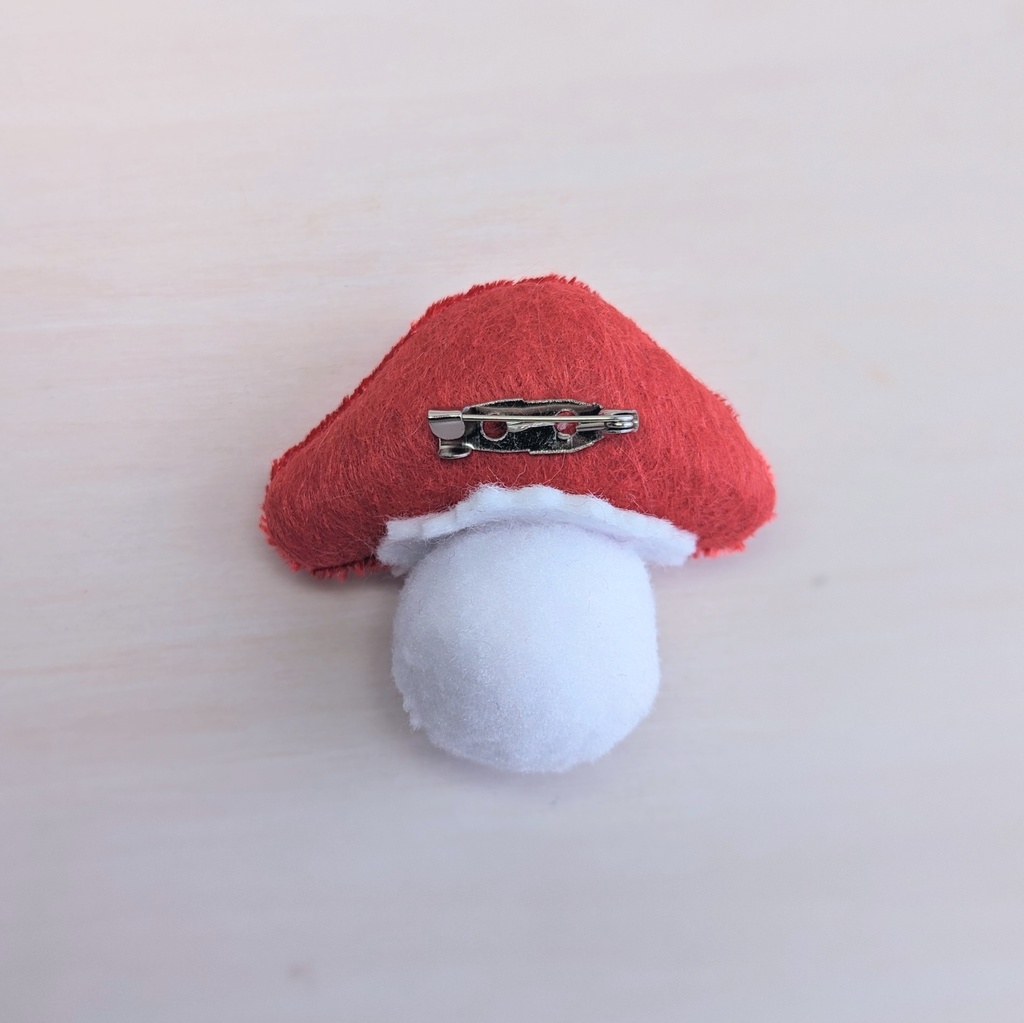 ミニモンスターブローチ/きのっぴ【受注制作】