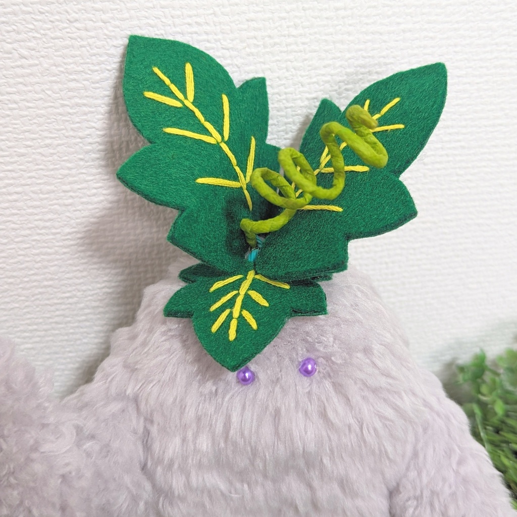 〜ひっつきマンドラゴラ〜 ぶどうもち / ぬいぐるみ(小)【受注制作】