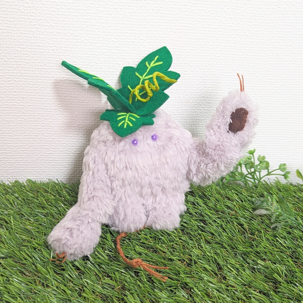 〜ひっつきマンドラゴラ〜 ぶどうもち / ぬいぐるみ(小)【受注制作】