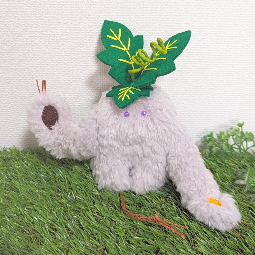 〜ひっつきマンドラゴラ〜 ぶどうもち / ぬいぐるみ(小)【受注制作】