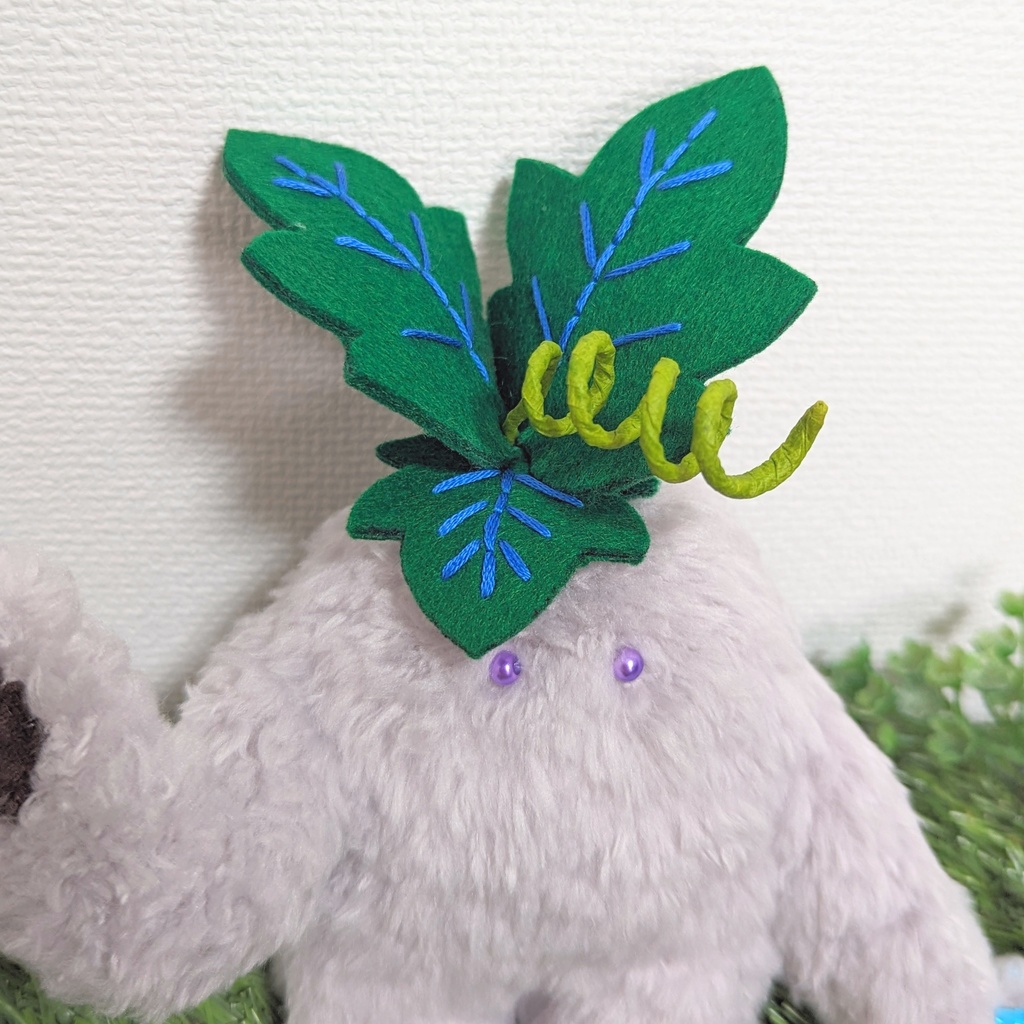 〜ひっつきマンドラゴラ〜 ぶどうもち / ぬいぐるみ(小)【受注制作】