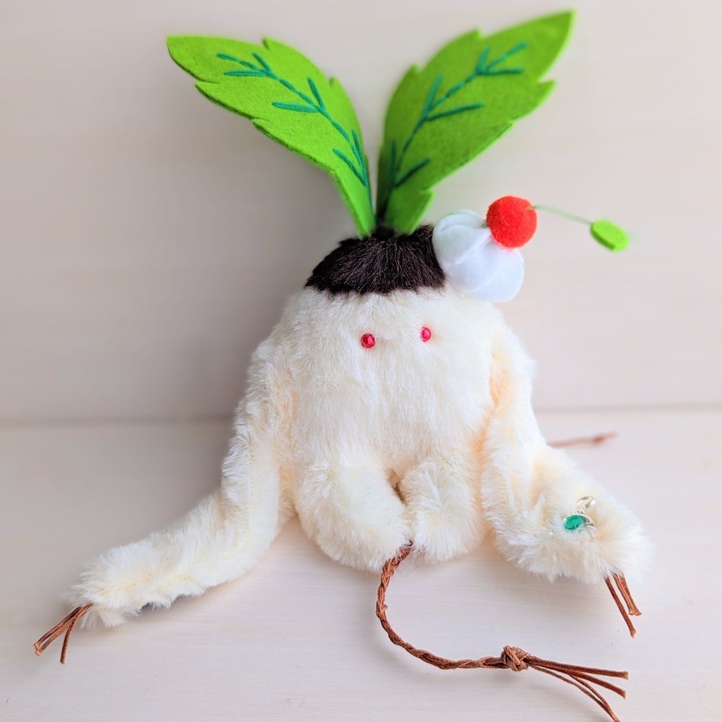 ~ひっつきマンドラゴラ〜 プリンアラモード / ぬいぐるみ(小)【受注制作】