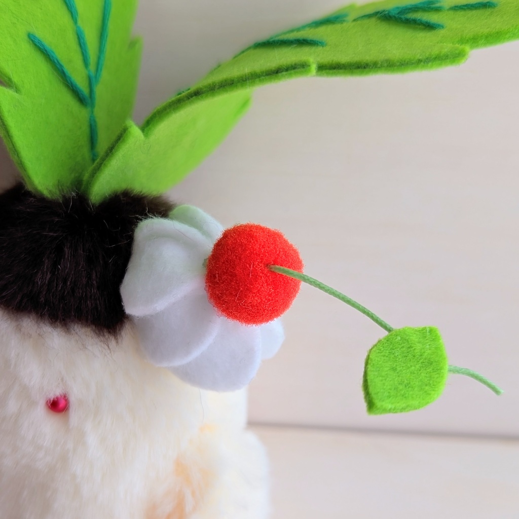 ~ひっつきマンドラゴラ〜 プリンアラモード / ぬいぐるみ(小)【受注制作】