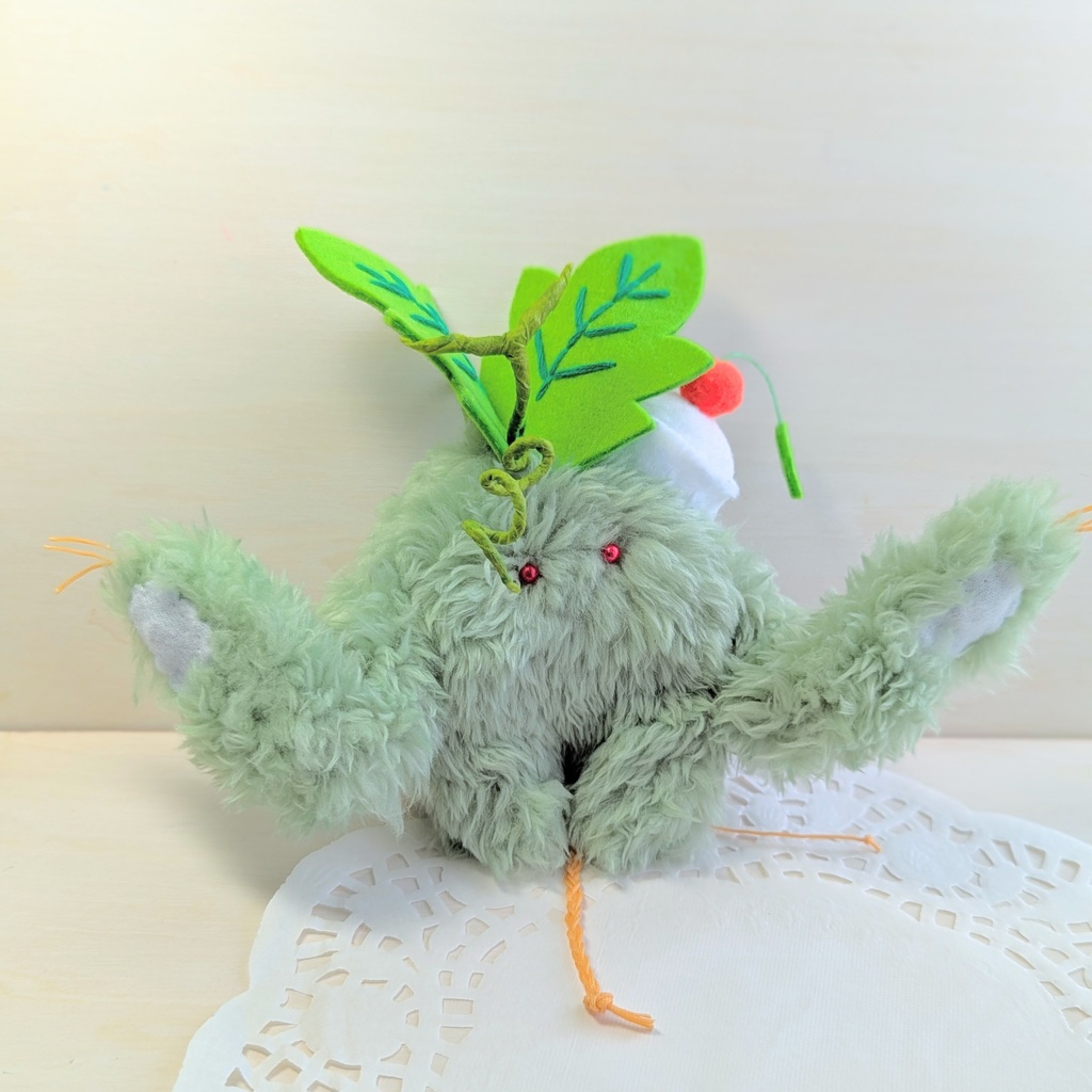 ~ひっつきマンドラゴラ〜 メロンクリームソーダ / ぬいぐるみ(小)【受注制作】