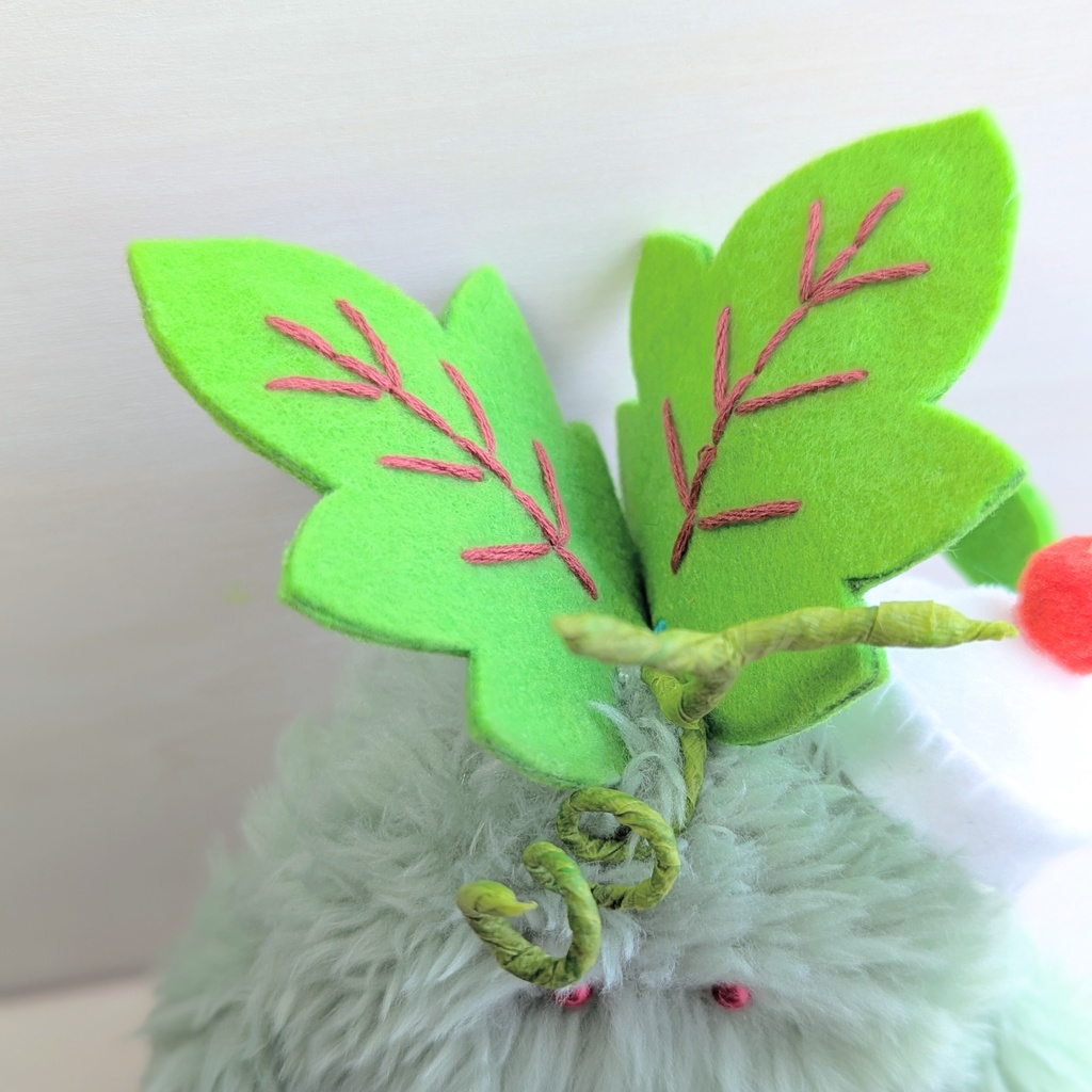 ~ひっつきマンドラゴラ〜 メロンクリームソーダ / ぬいぐるみ(小)【受注制作】