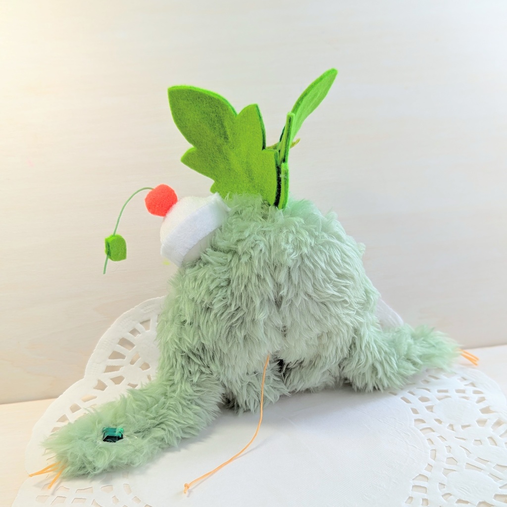 ~ひっつきマンドラゴラ〜 メロンクリームソーダ / ぬいぐるみ(小)【受注制作】