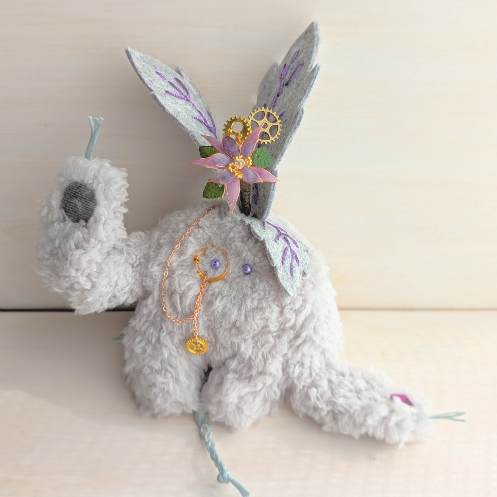 〜ひっつきマンドラゴラ〜ごま豆腐×ポインセチア/ぬいぐるみ(7日以内に発送)