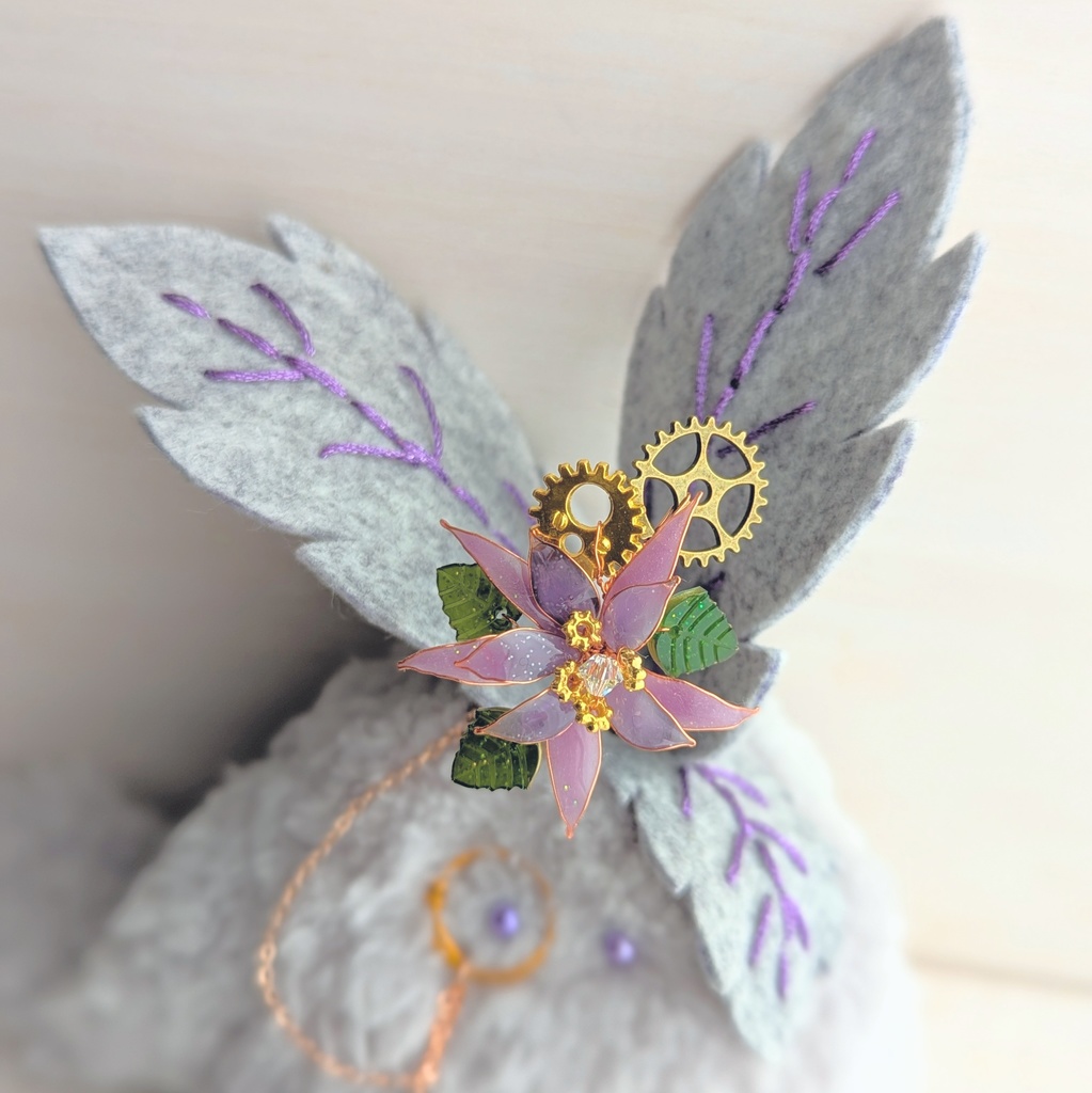 〜ひっつきマンドラゴラ〜ごま豆腐×ポインセチア/ぬいぐるみ(7日以内に発送)