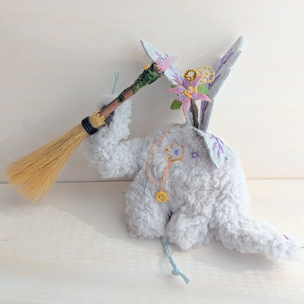 〜ひっつきマンドラゴラ〜ごま豆腐×ポインセチア/ぬいぐるみ(7日以内に発送)