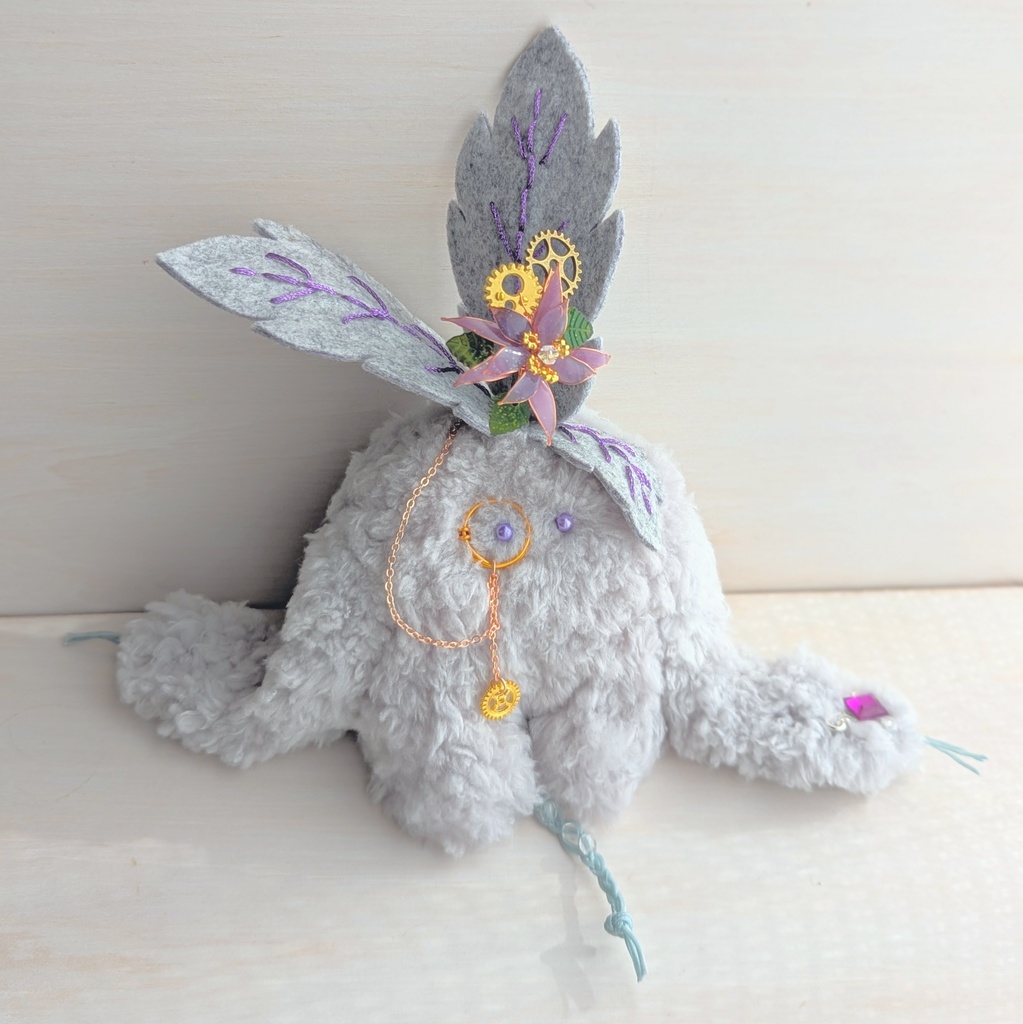 〜ひっつきマンドラゴラ〜ごま豆腐×ポインセチア/ぬいぐるみ(7日以内に発送)