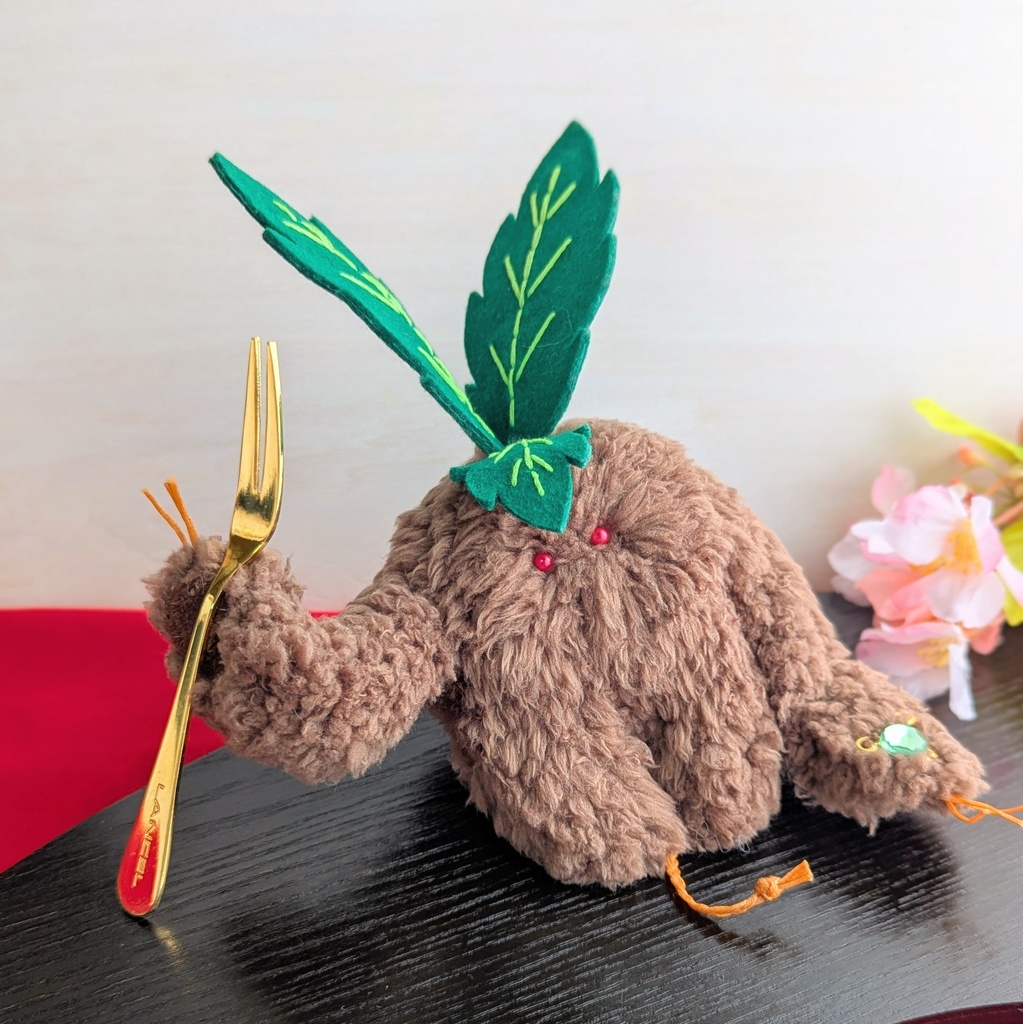 〜ひっつきマンドラゴラ〜あんころもち【受注制作】