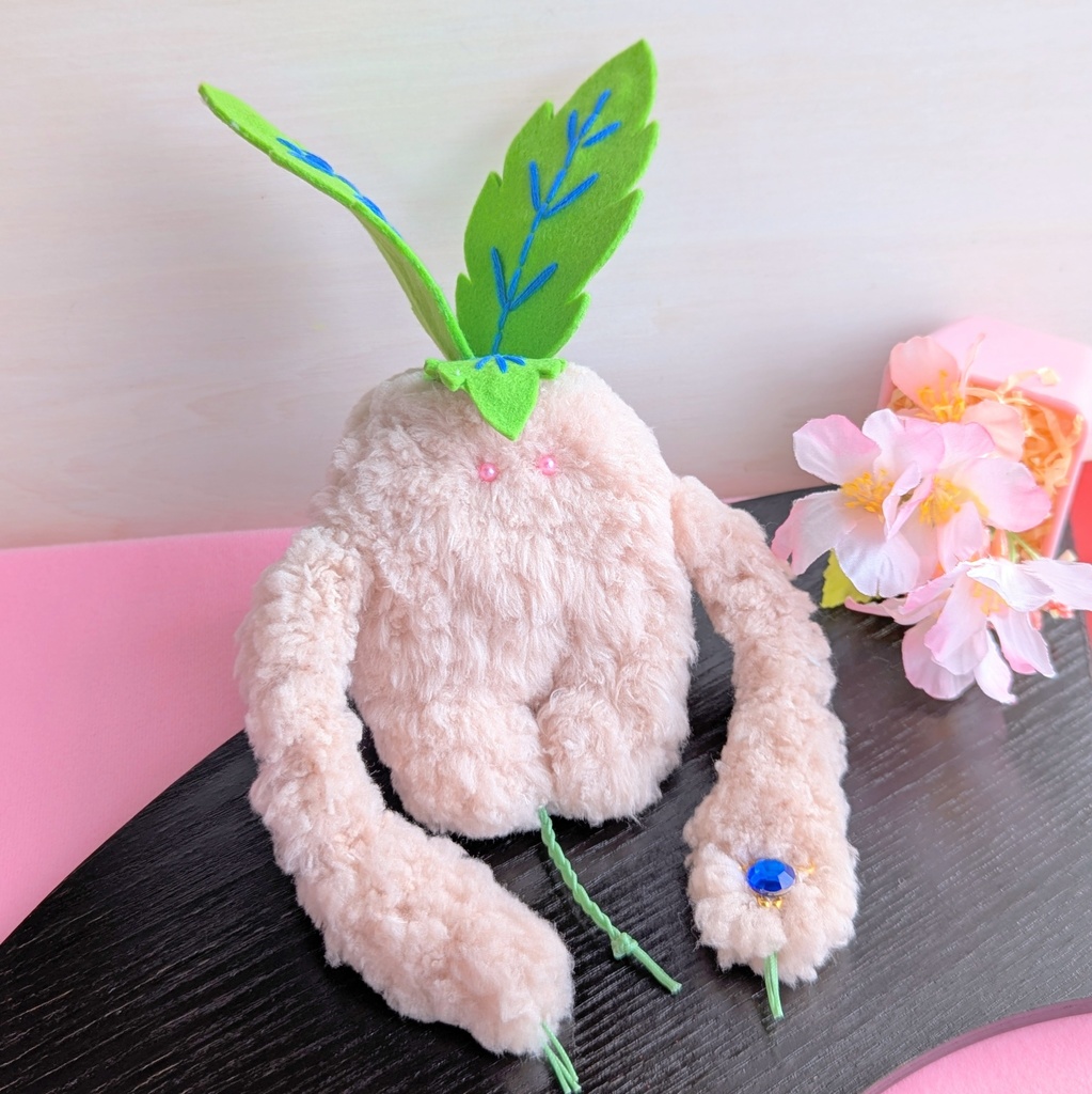 〜ひっつきマンドラゴラ〜さくらもち【受注制作】