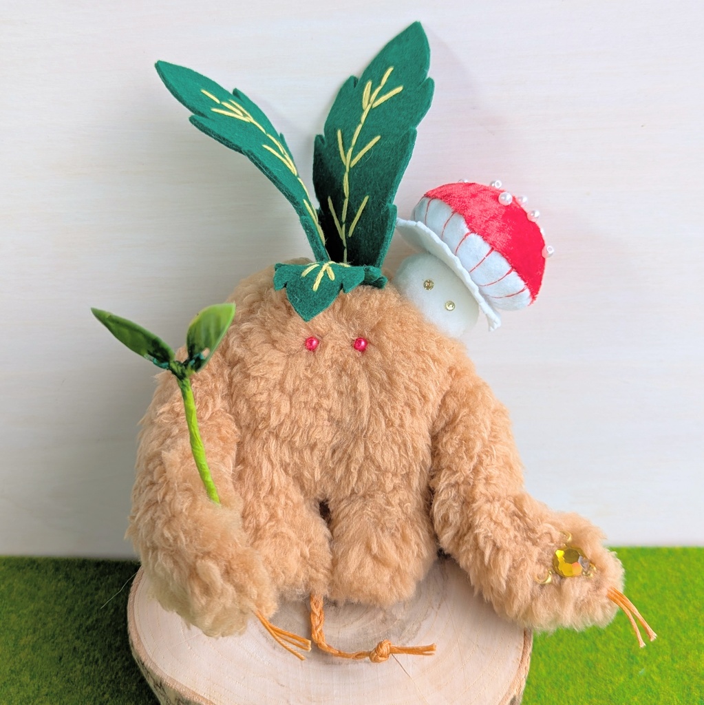 〜ひっつきマンドラゴラ〜きなこもち【受注制作】