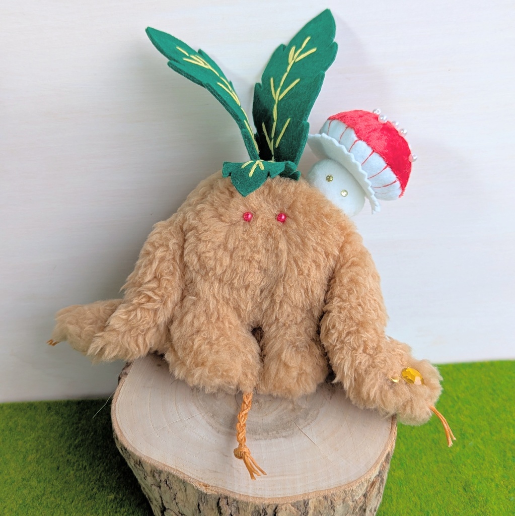 〜ひっつきマンドラゴラ〜きなこもち【受注制作】