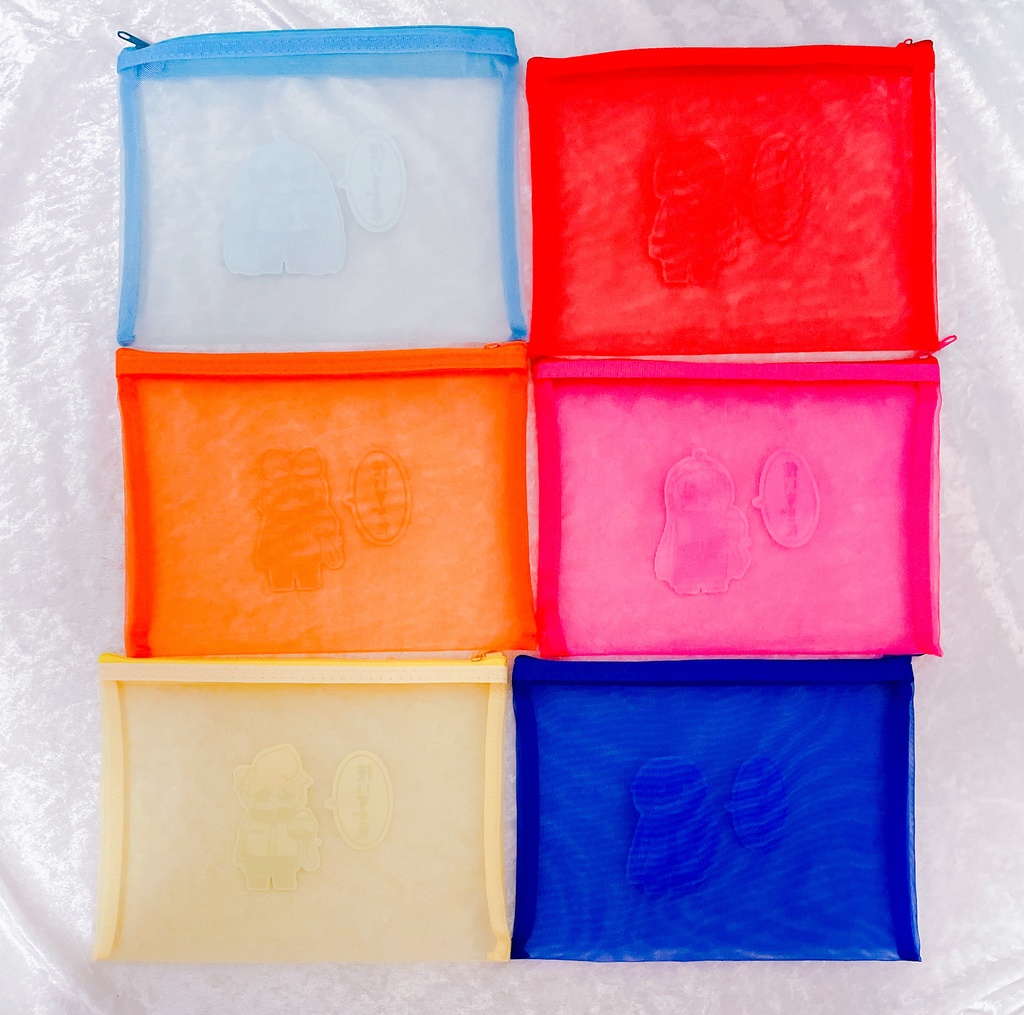 「使いすぎた」メッシュポーチ