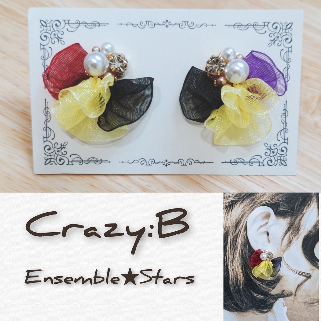 あんスタ Crazy:B イメージ ピアス イヤリング - mochi's shop - BOOTH