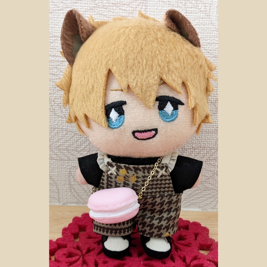 10cm ぬい用 マカロンポシェット かばん