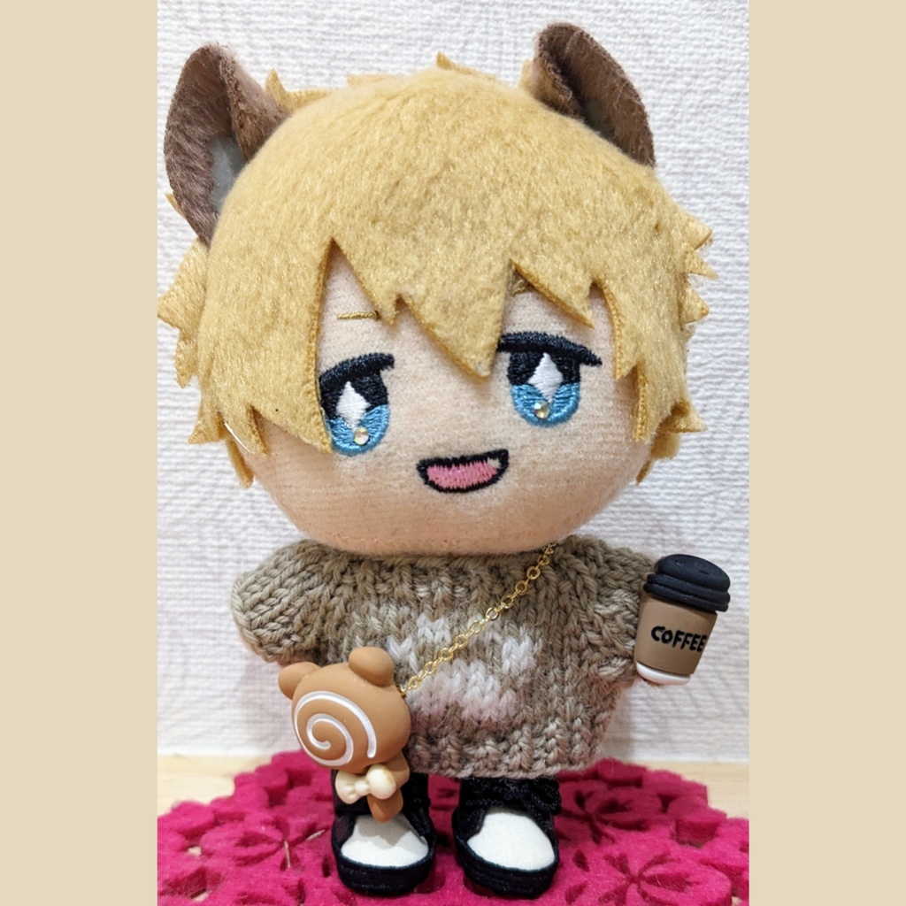 10cm ぬい用 くまさんキャンディポシェット かばん