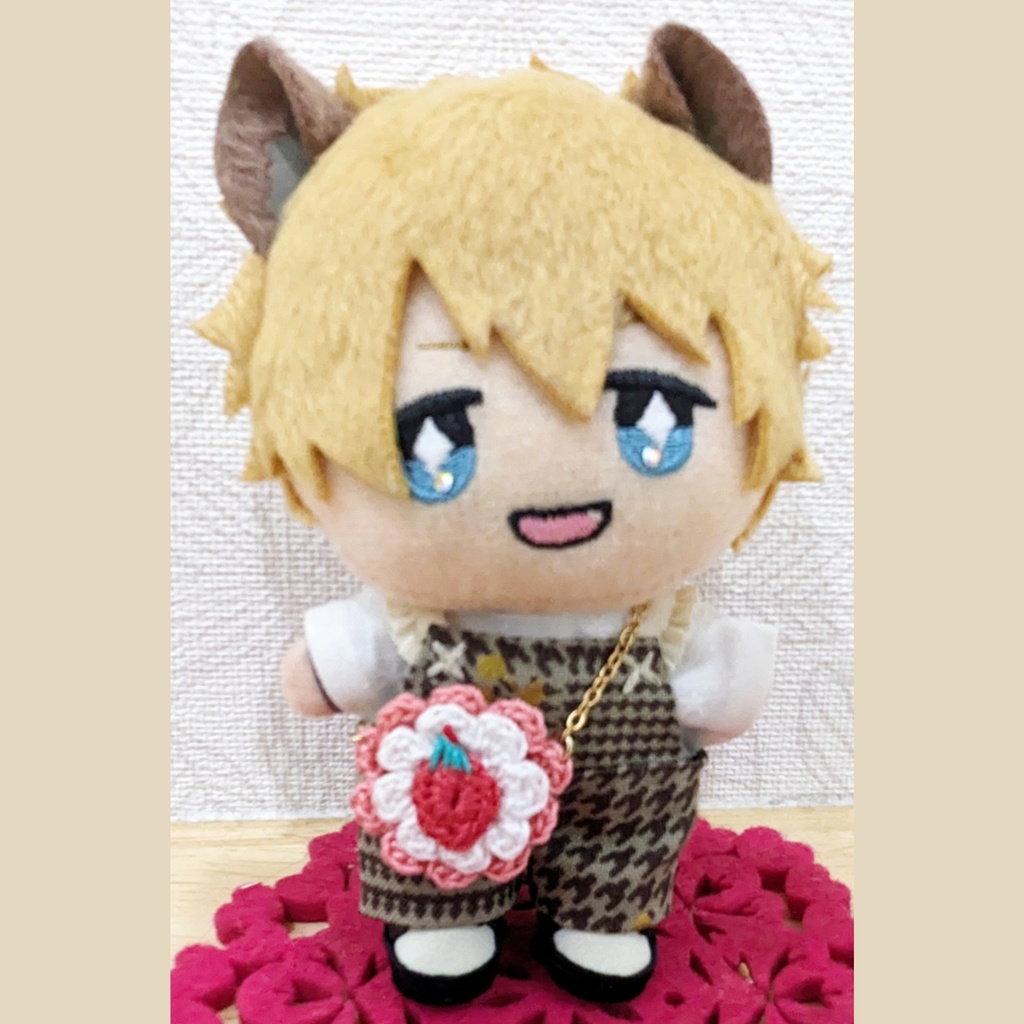 10cm ぬい用 クリームケーキポシェット かばん バッグ