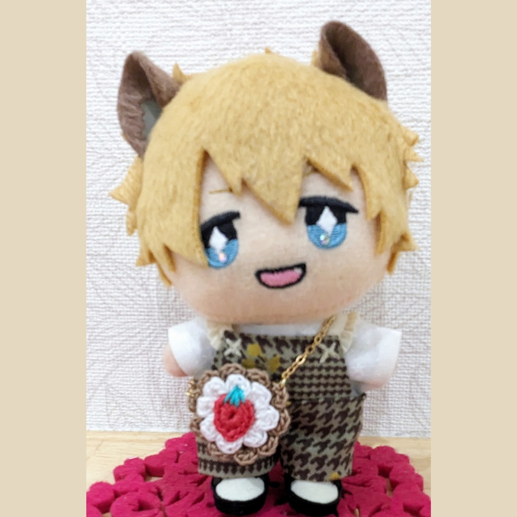 10cm ぬい用 クリームケーキポシェット かばん バッグ