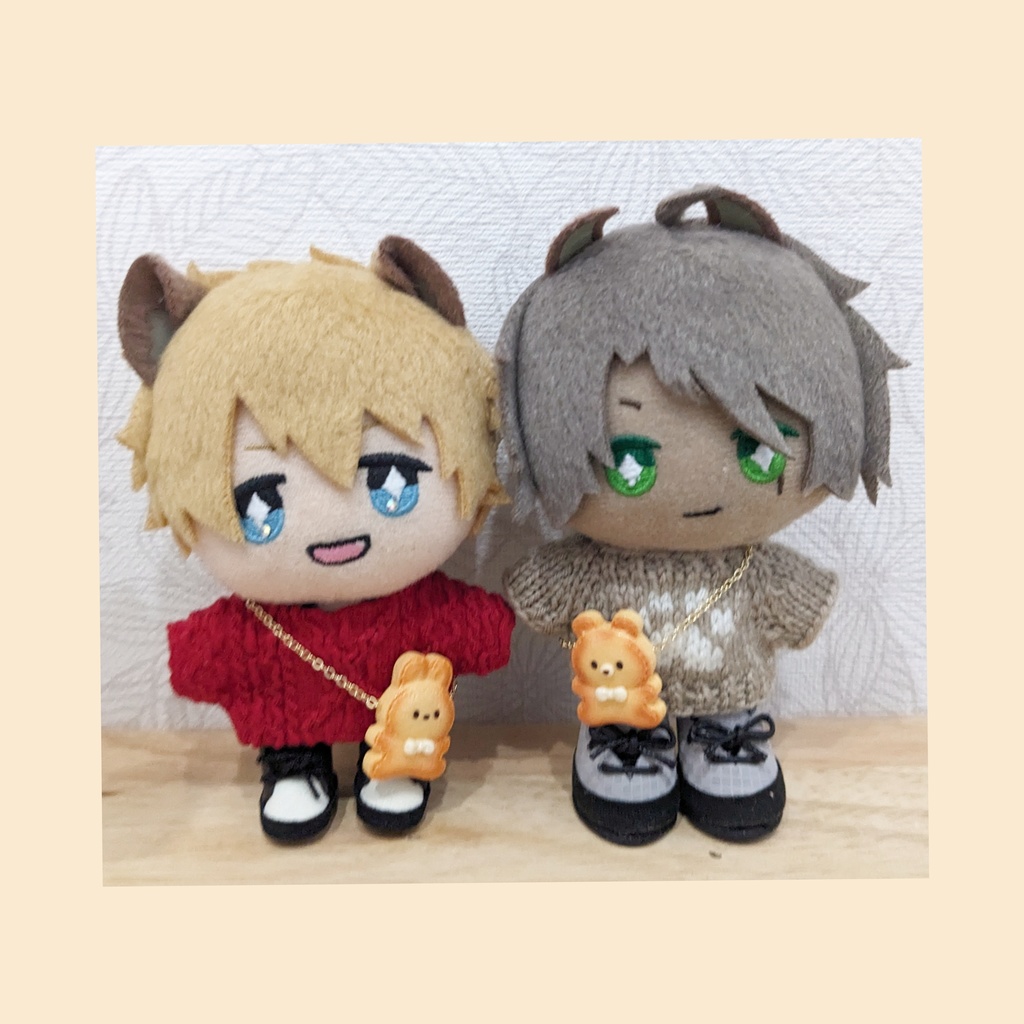 10cm ぬい用 あにまるクッキーポシェット かばん バッグ