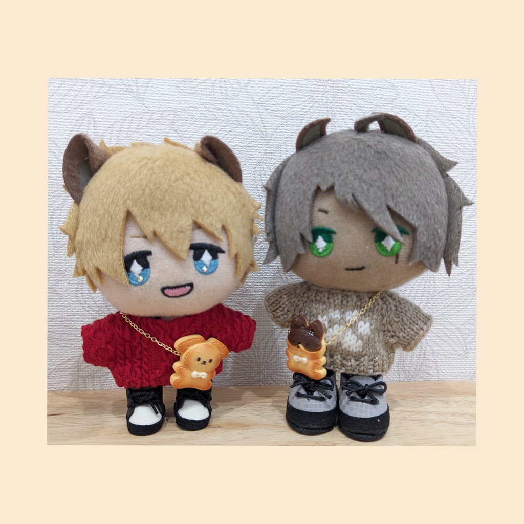 10cm ぬい用 あにまるクッキーポシェット かばん バッグ