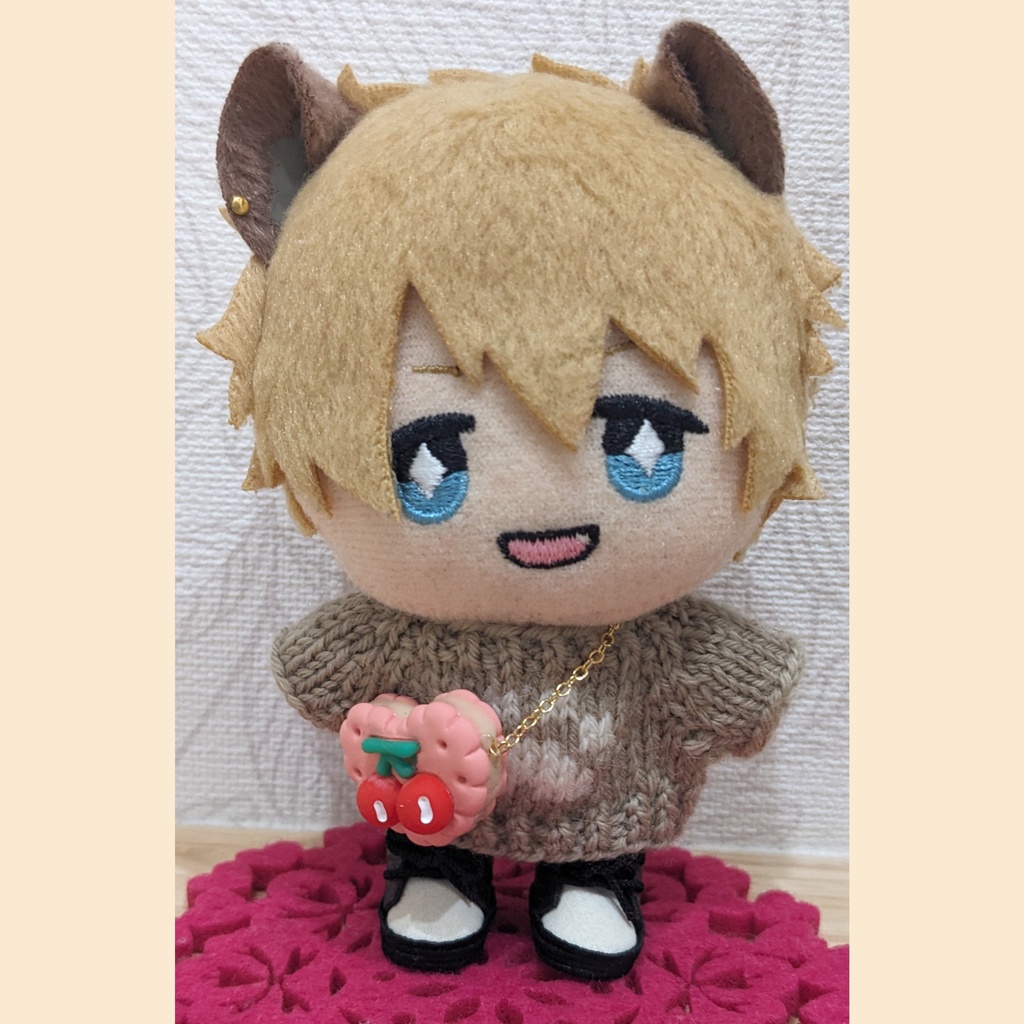 10cm ぬい用 クリームサンドフルーツポシェット かばん バッグ ポシェット