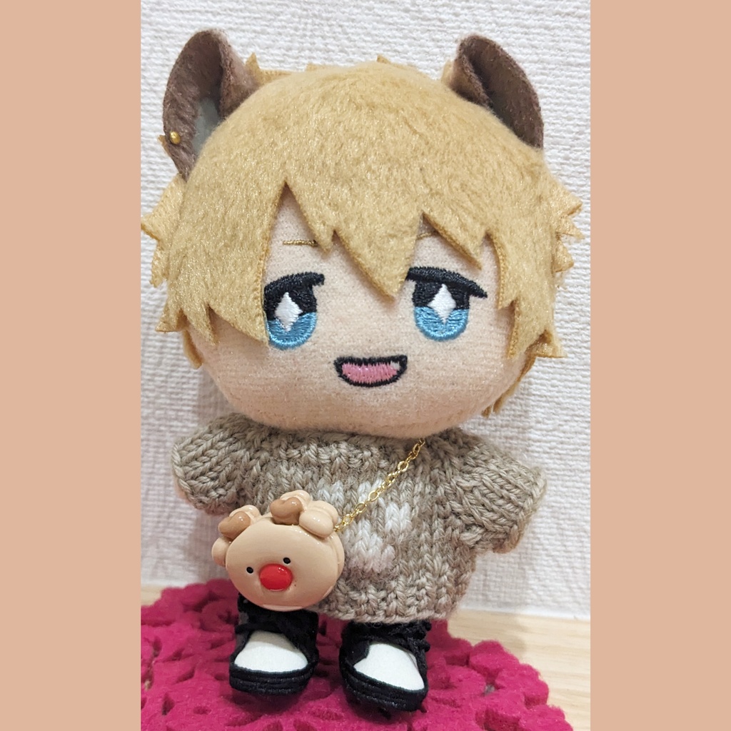 10cm ぬい用 クリスマスポシェット かばん バッグ ポシェット