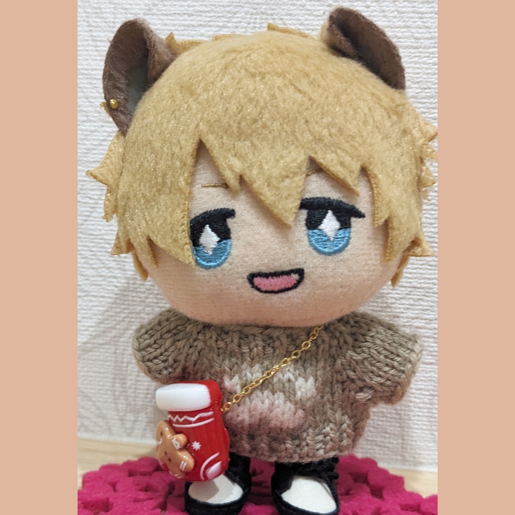 10cm ぬい用 クリスマスポシェット かばん バッグ ポシェット