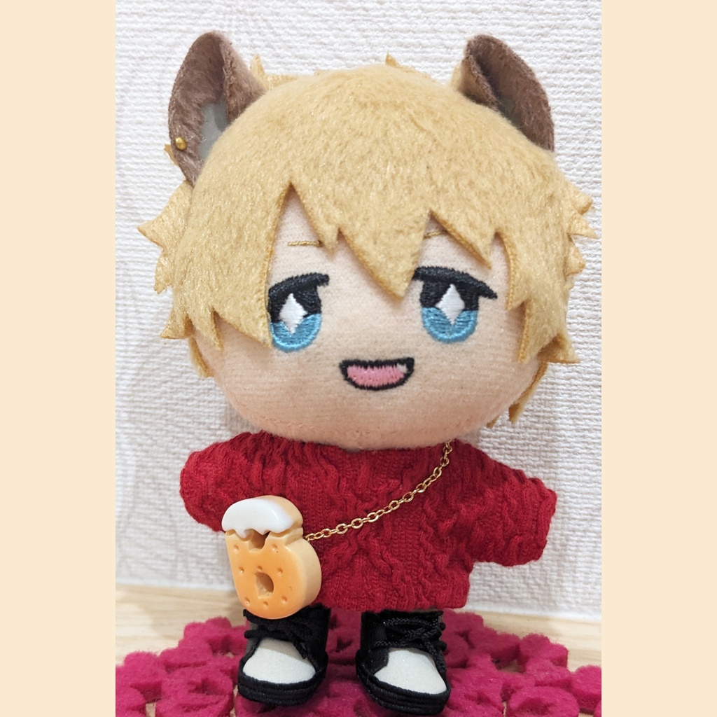 10cm ぬい用 アルファベットポシェット かばん バッグ ポシェット