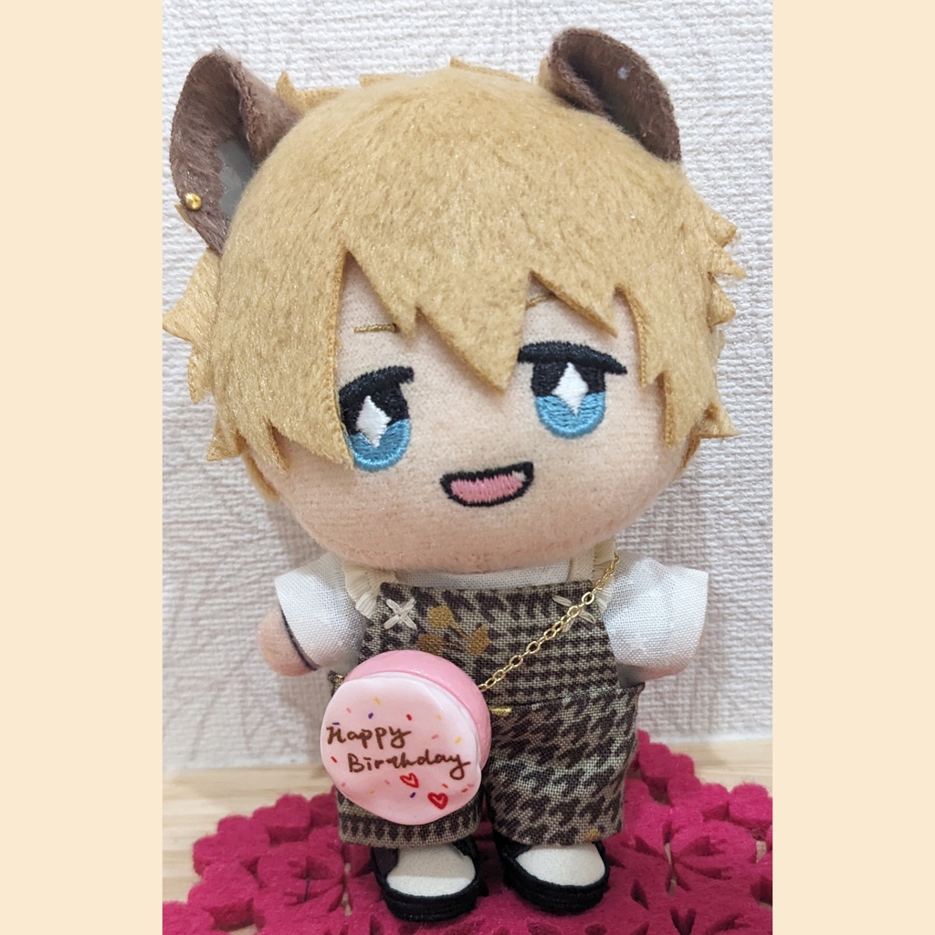 10cm ぬい用 バースデーポシェット かばん バッグ ポシェット