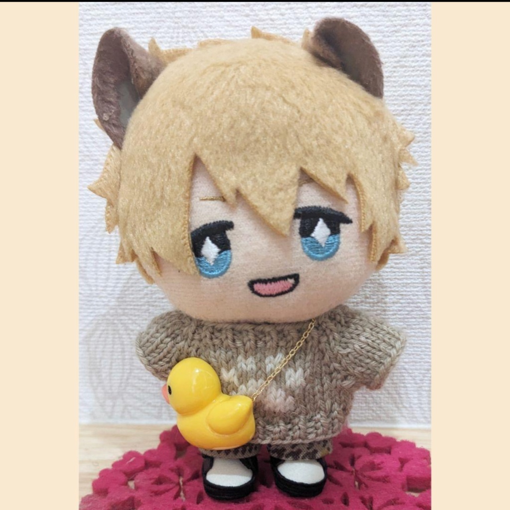 10cm ぬい用 アヒルポシェット かばん バッグ ポシェット