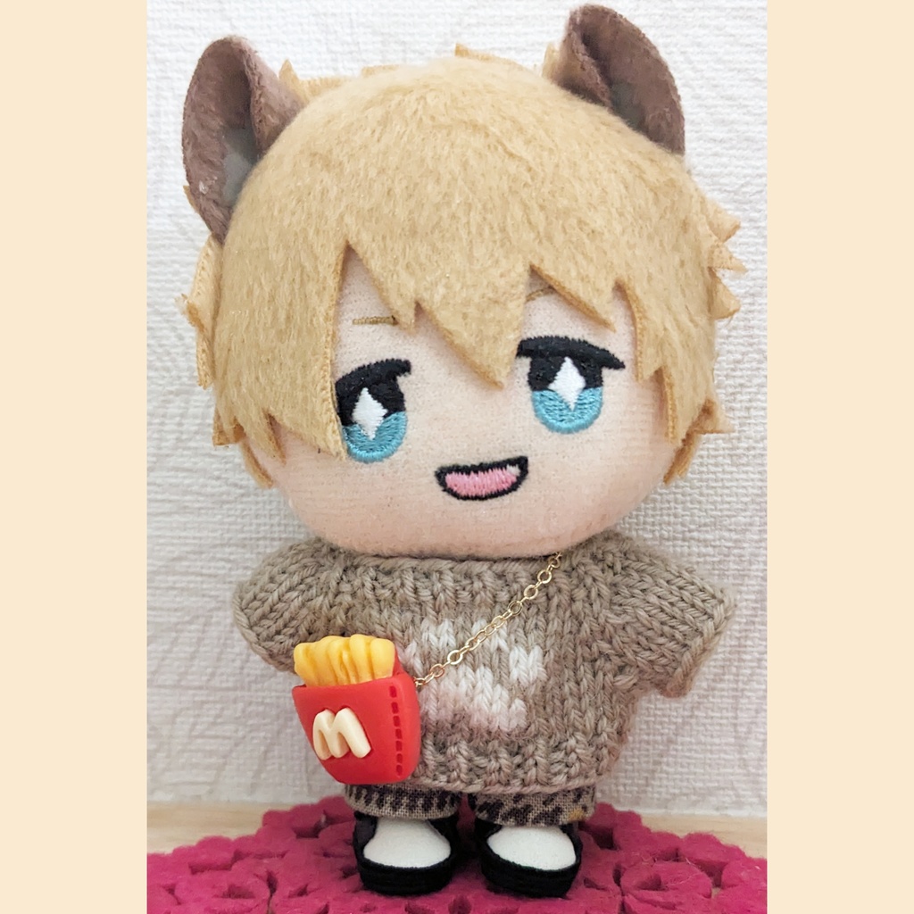 10cm ぬい用 ポテトポシェット かばん バッグ ポシェット