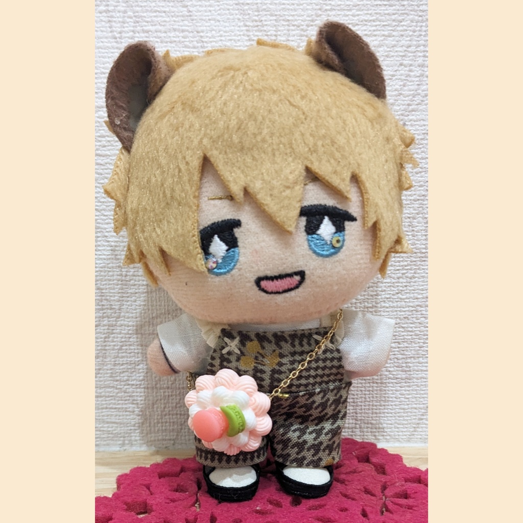 10cm ぬい用 春色ポシェット かばん バッグ ポシェット