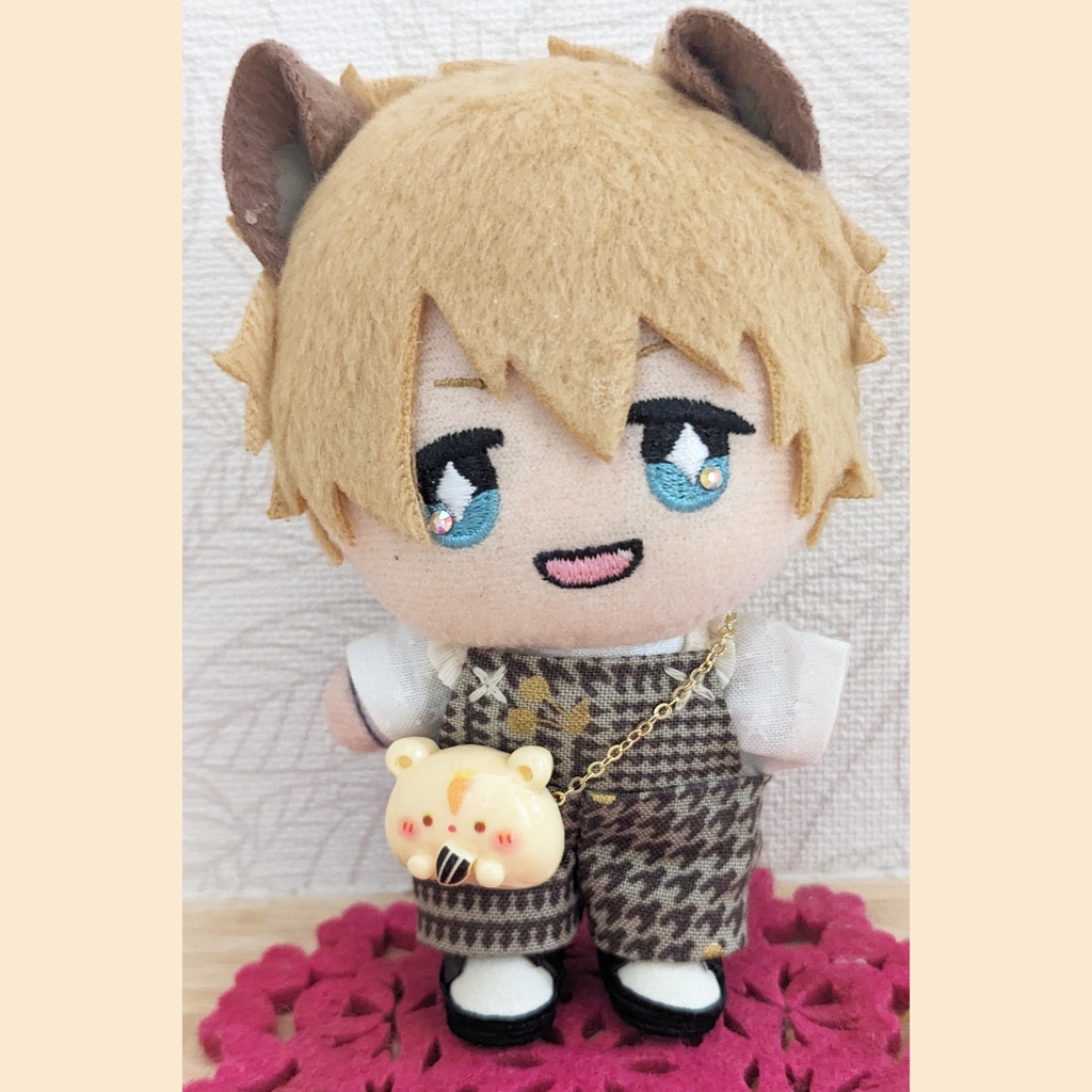 10cm ぬい用 ハムちゃんポシェット かばん バッグ ポシェット