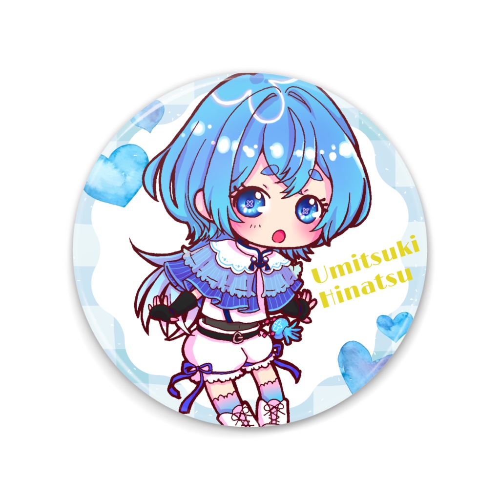 海月ひなつ　缶ミラー