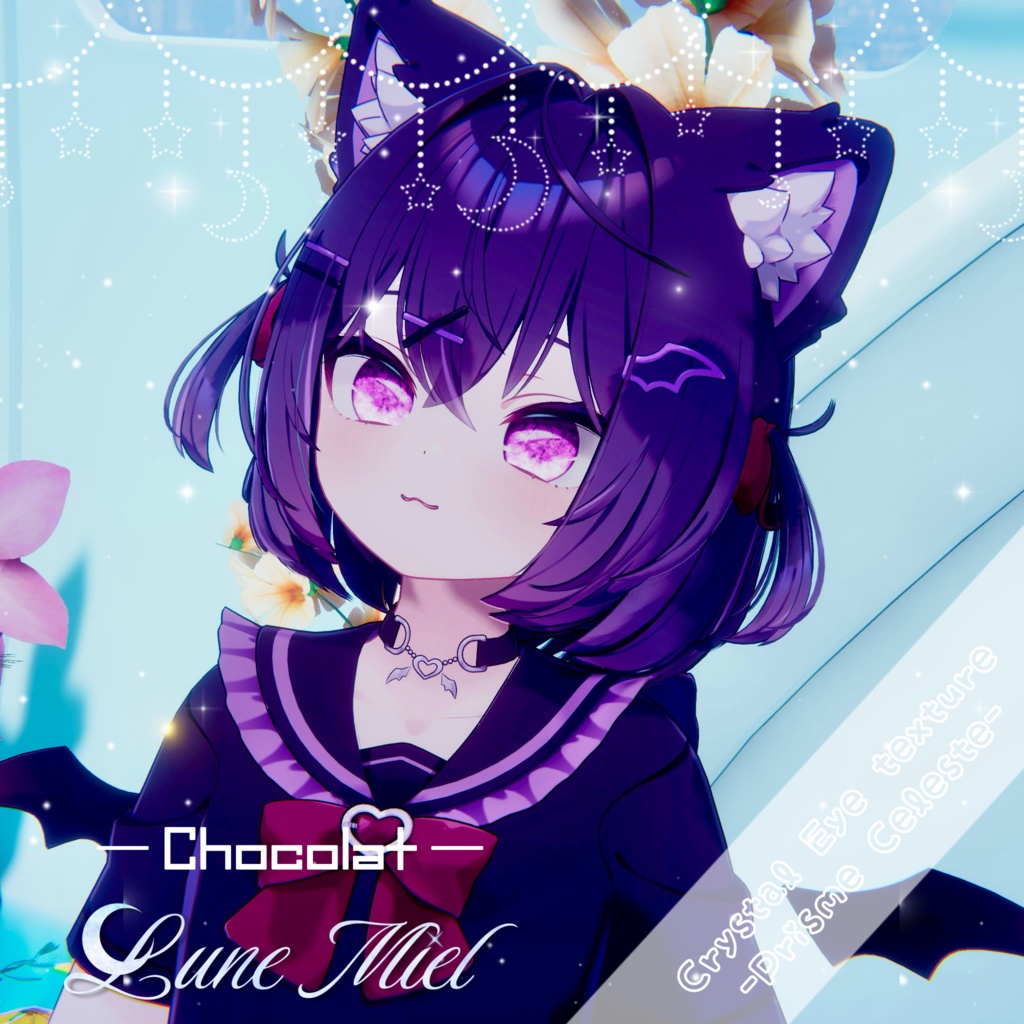 【 製品版25日発売❣️SALE実施予定 】Prisme Céleste – Crystal Eye Texture【対応アバター6体】