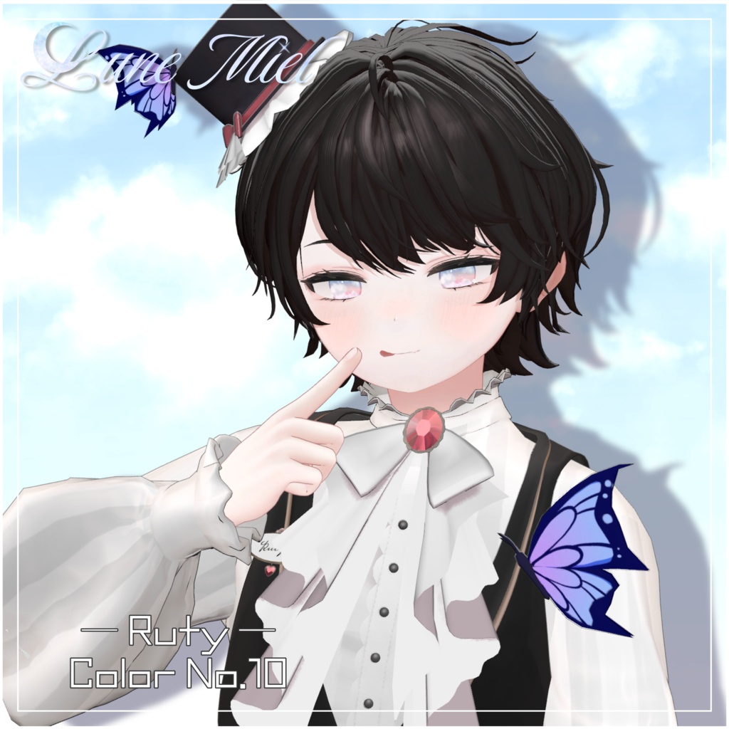 【流れ星が流れる🌌テクスチャ付き】Cieluna Eye Texture【対応アバター35体】