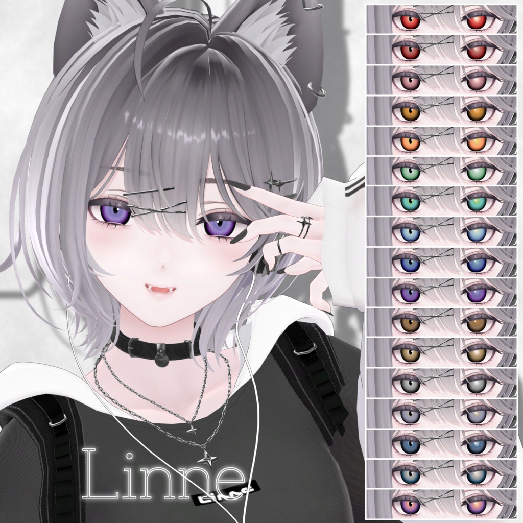FREEあり🆓発売記念半額SALE❣️【10アバター対応】Irisveil Eye Texture【17Color】