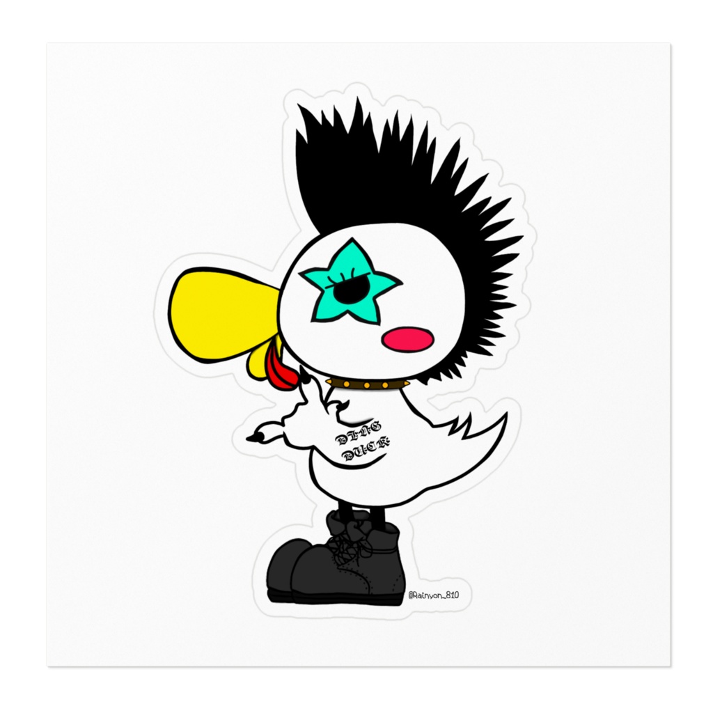 あひるちゃん☆パンクロックver.ステッカー