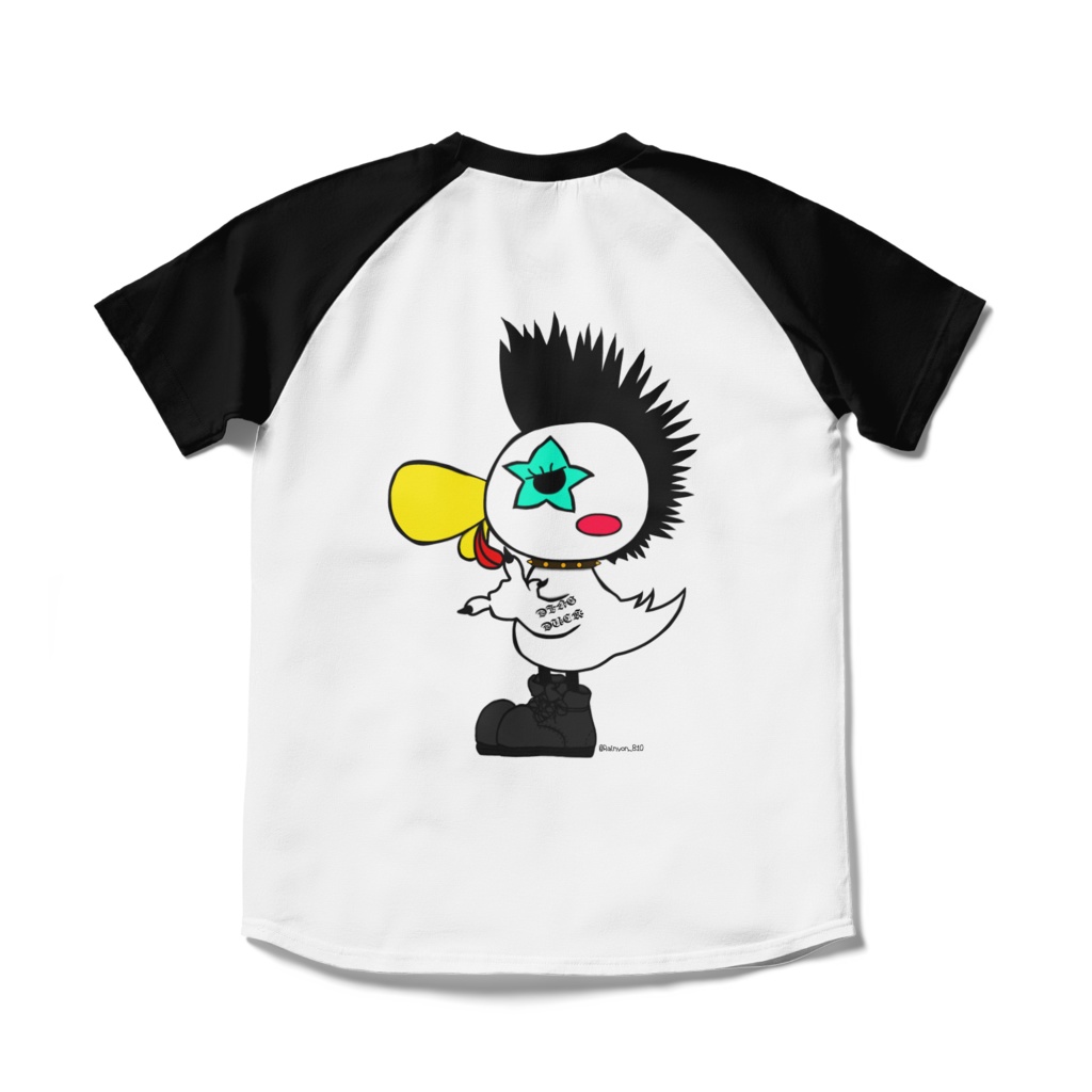 あひるちゃん☆Tシャツ:両面(パンクロックver.)