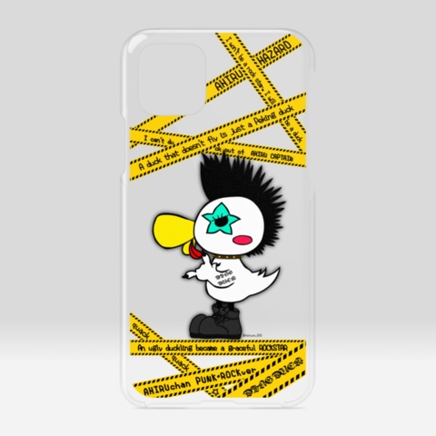 あひるちゃん☆iPhoneケース(規制線パンクロックver.)