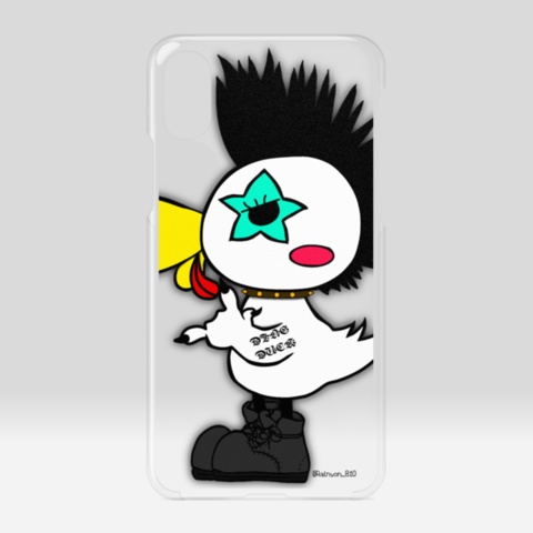 あひるちゃん☆iPhoneケース(どアップパンクロックver.)